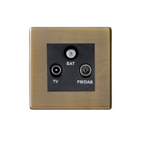 Digital Television Sockets - Screened Non-Isolated/DAB Compatible