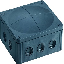 Wiska COMBI 1210 Junction Box [Black]