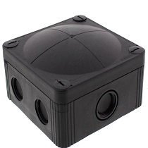 Wiska COMBI 407 Junction Box [Black]