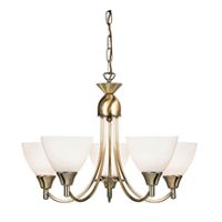 Endon 1805-5AN Ceiling Light 5x60W Antq