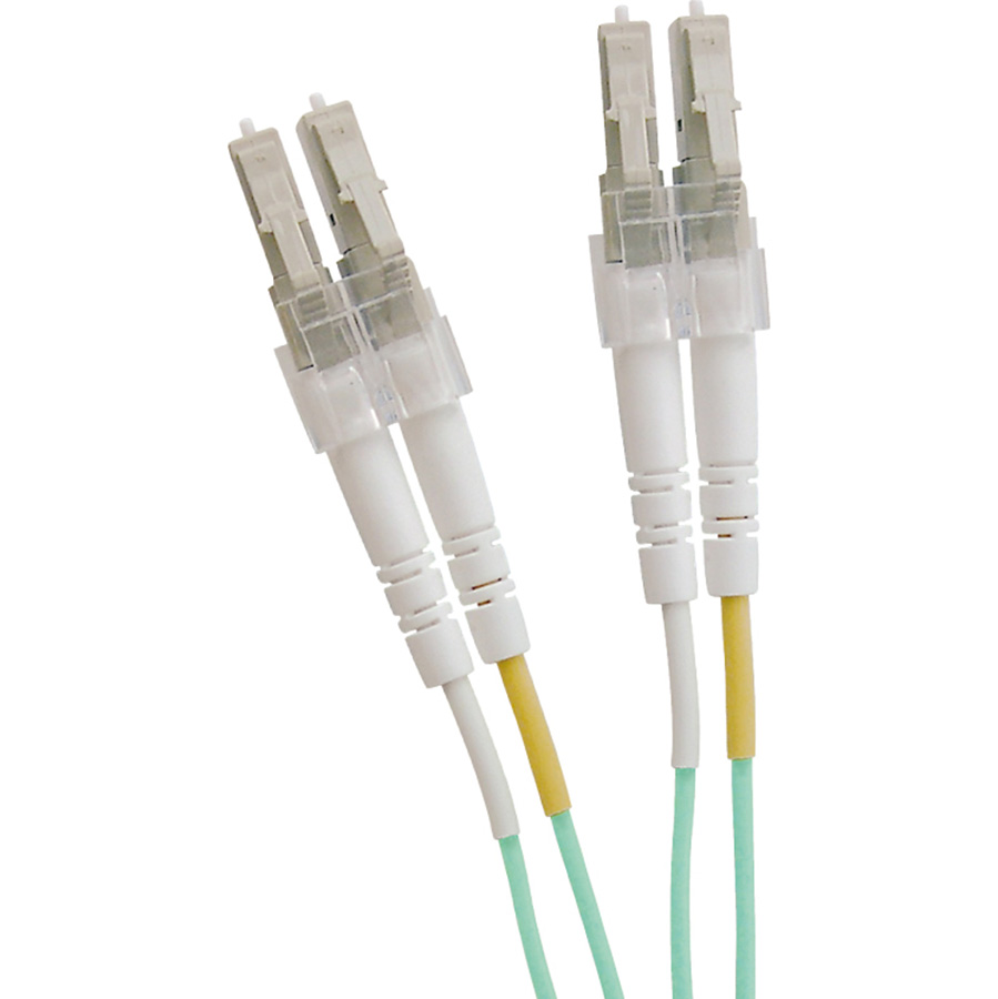 Excel Enbeam OM3 Fibre Patch Lead LC-LC Multimode Duplex LS0H (Aqua) (15m)