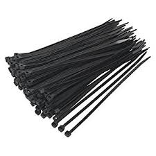 Cable Ties 200mm x 4.8mm Plastic - Black