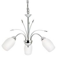 Endon 2007-3CH Luminaire SES 3x40W Chr