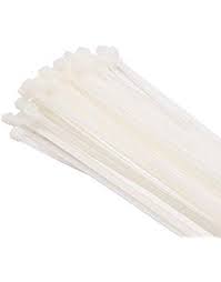 Cable Ties 200mm x 4.8mm Plastic - White