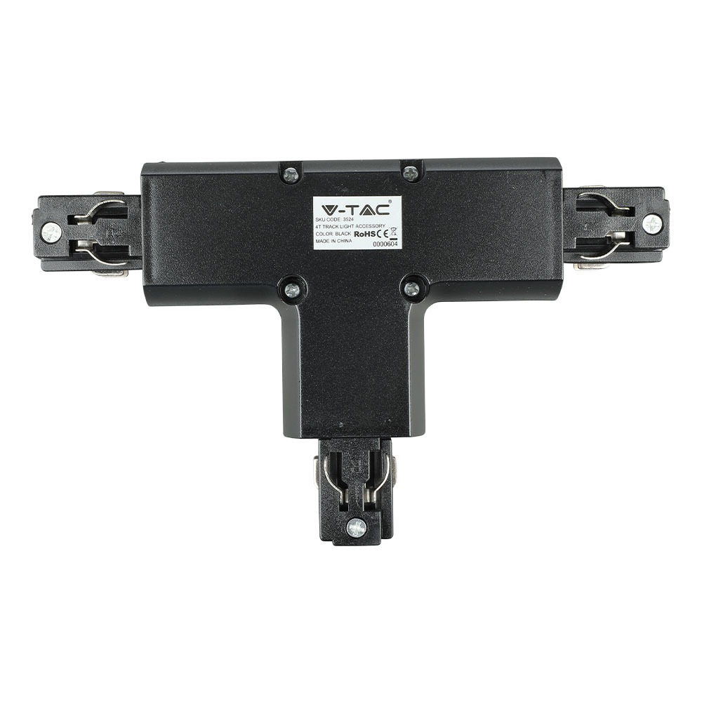 V-TAC 3524 - 4T TRACK LIGHT ACCESSORY BLACK