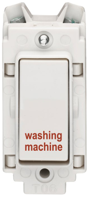 Crabtree DP 20A Switch marked WASHING MACHINE