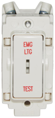 Crabtree 20A 2 Way Grid Key Switch Emergency Lighting Test