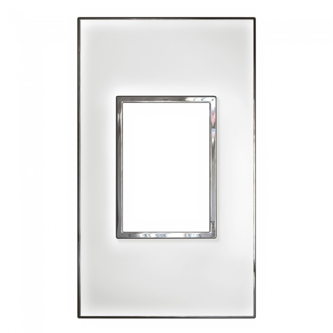 Legrand Arteor 2G 3 module Square Plate [Mirror White]