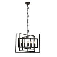 Endon 61017 Tibbet Pendant 5x40W Bronze