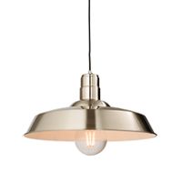 Endon 61282 Moore Pendant 60W Gloss NP