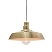 Endon 61283 Moore Pendant 60W AB Plate