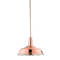 Endon 61705 Jackman Pendant 60W Cu Glass