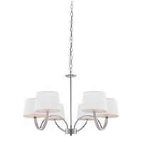 Endon 61709 Macy Pendant 6x40W CP/Whi