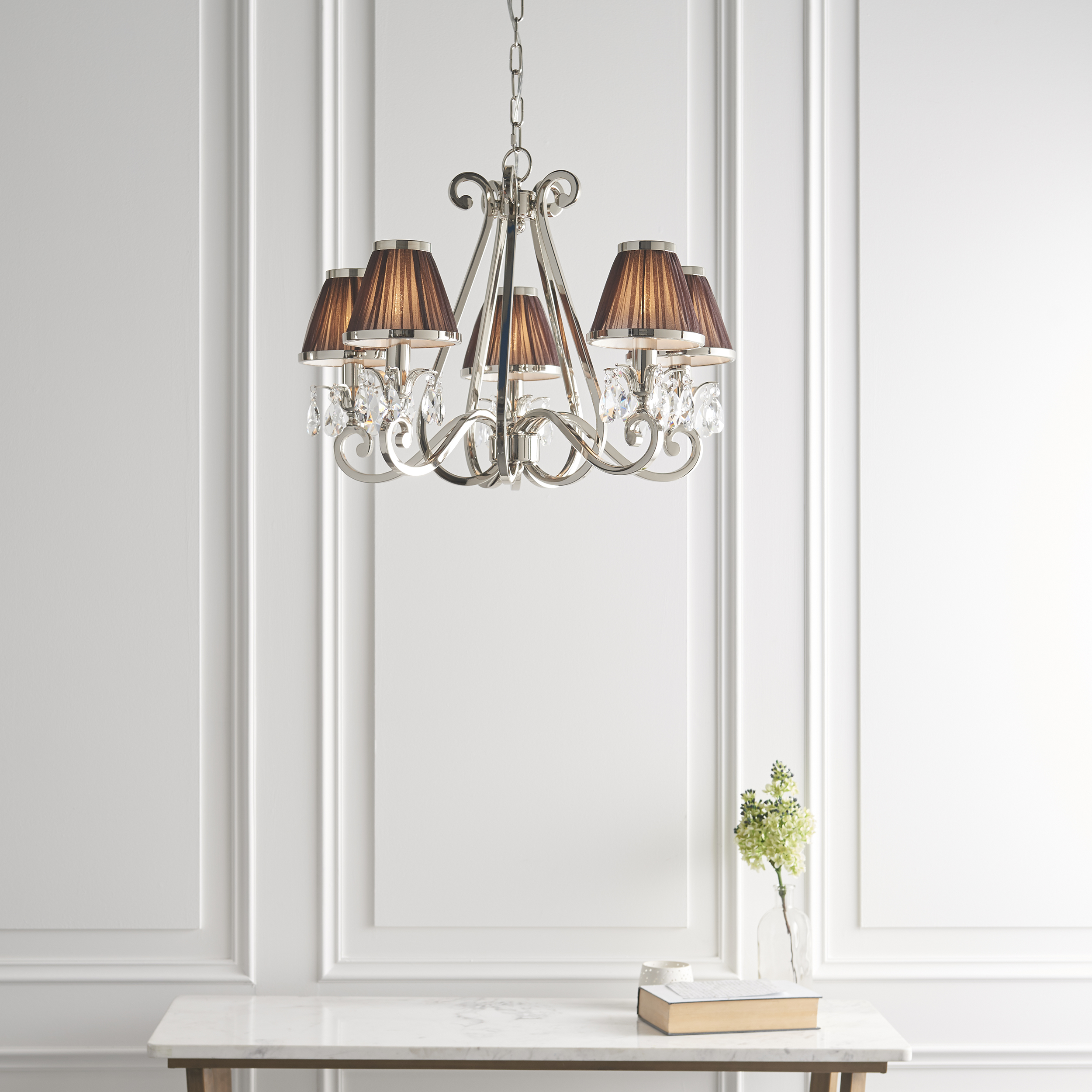 Endon 63511 Oksana Pendant 5xE14 Cdl