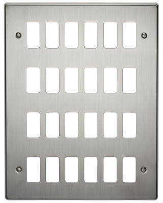 Crab 6570/24SS Frontplate 24Gang S/S