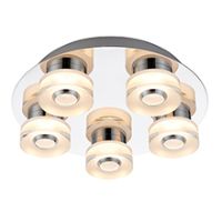 Endon 68913 Rita LED C/Lgt 5x4.5W Clr