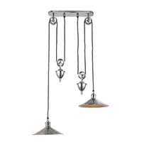 Endon 69840 Victoria Pendant 2x40W Slv