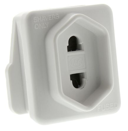 MK Electric UK to UK Plug Shaver Adapter