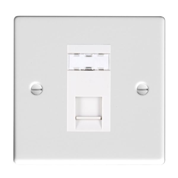 Hamln 70J12W RJ12 Socket 1G 88x88mm