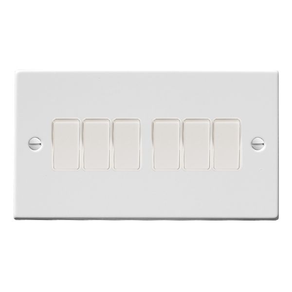 Hamln 70R26WH-W Rocker Switch 6G 10A