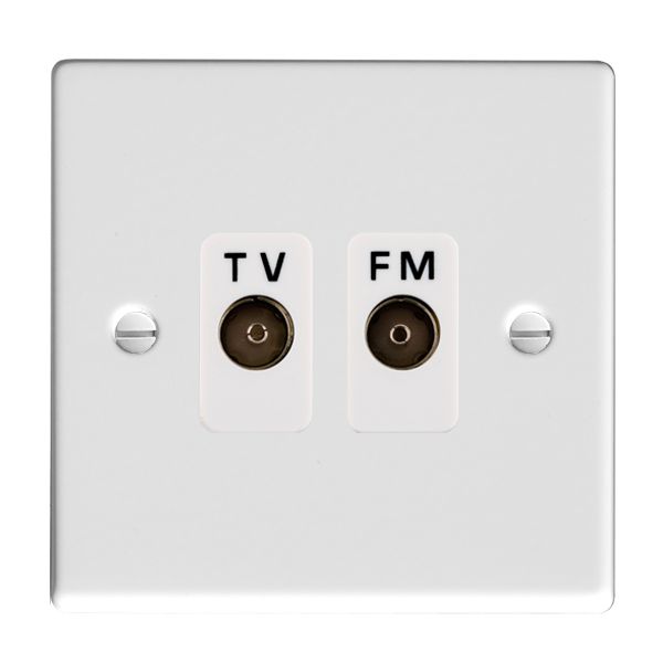 Hamln 70TVFMW TV/FM Socket 2G 88x88mm