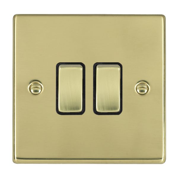 Hamln 71R22PB-B Rocker Switch 2G 10A