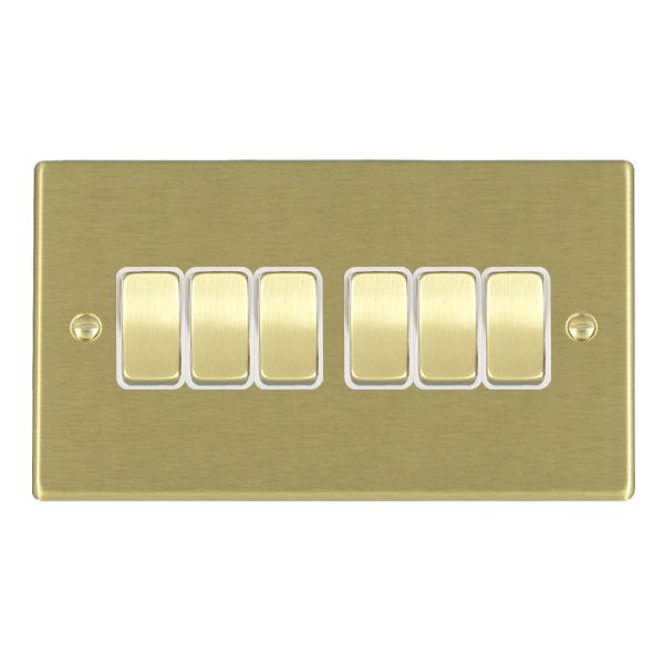 Hamln 72R26SB-W Rocker Switch 6G 10A