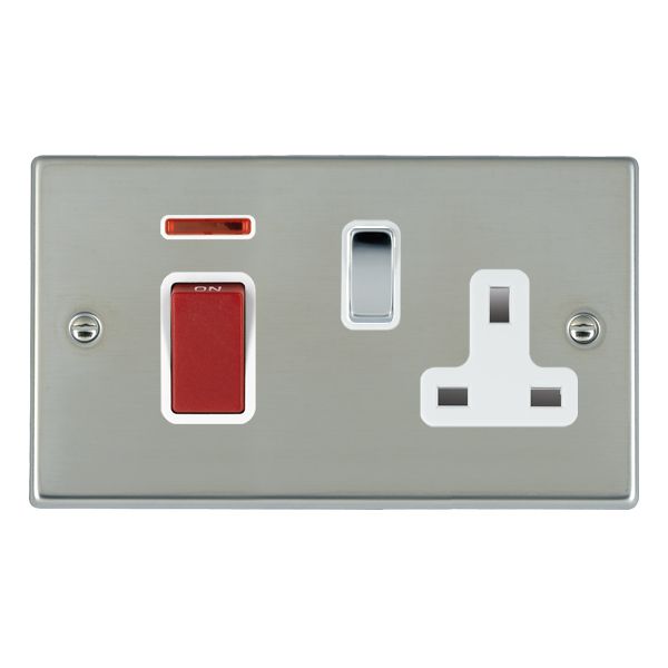 Hamln 7345SS1BC-W Rocker Switch 45A