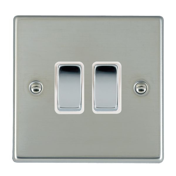 Hamln 73R22BC-W Rocker Switch 2G 10A