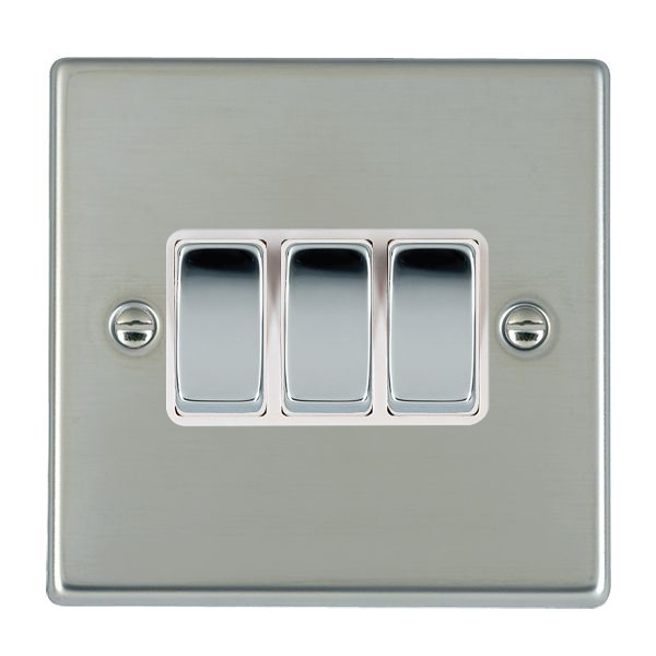 Hamln 73R23BC-W Rocker Switch 3G 10A