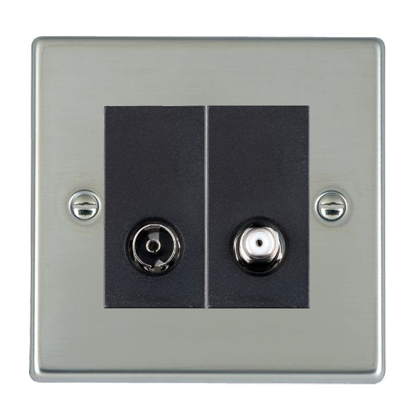 Hamln 73TVSATB TV Socket 1 Gang 88x88mm