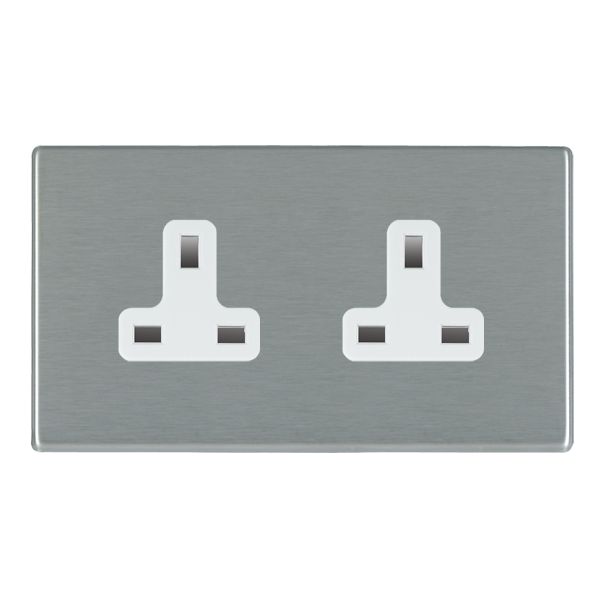 Hamln 74CUS99W Unswitched Socket 2G 13A