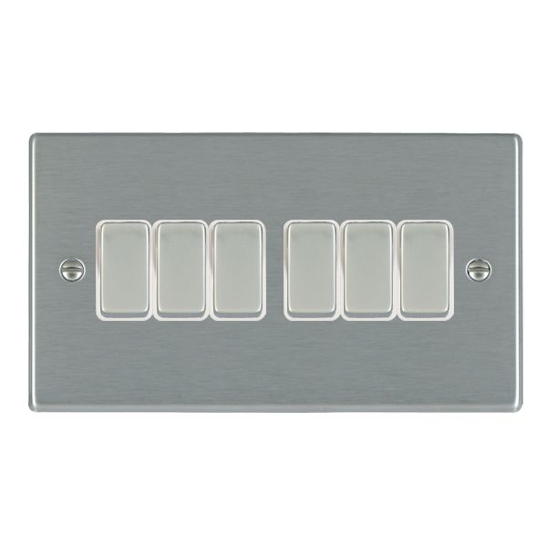 Hamln 74R26SS-W Rocker Switch 6G 10A