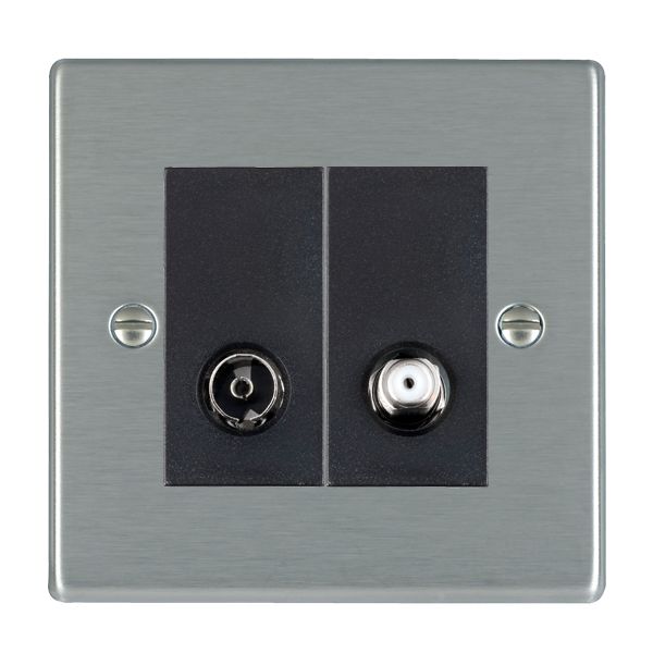 Hamln 74TVSATB TV Socket 1 Gang 88x88mm