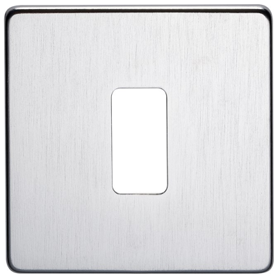 Crabtree 1G Low Profile Rockergrid For Platinum Plate Satin Chrome Finish