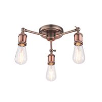 Endon 76124 Hal Ceiling Light 3x40W