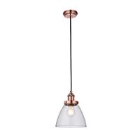 Endon 76332 Hansen Sgl Pendant 40W Cop