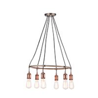 Endon 76337 Hal Pendant 6x40W