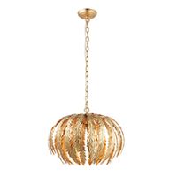 Endon 76360 Delphine Pendant 3x40W Gold