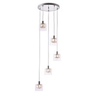 Endon 76520 Verina Pendant 5x28W Ch