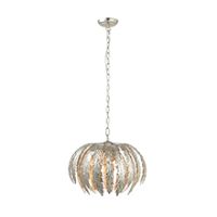 Endon 76678 Delphine Pendant 3x40W Slv