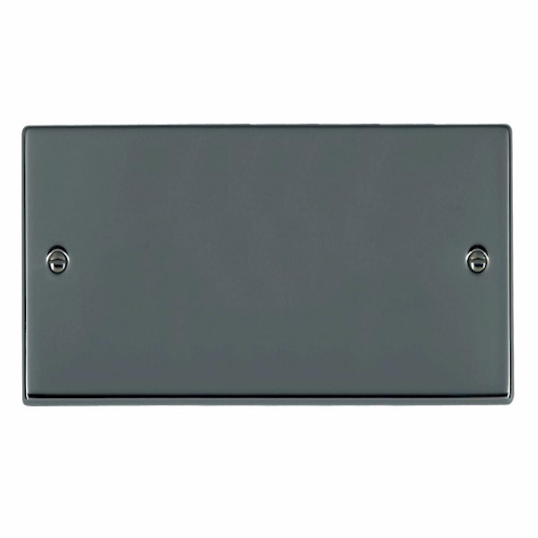 Hamln 78BPD Blank Plate 145x85mm Blk Nic