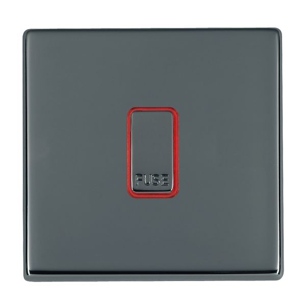 Hamln 78CFNBK-R Conn Unit & Neon 86x86mm