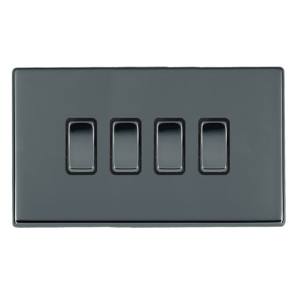 Hamln 78CR242BK-B Rocker Switch 4G 20A