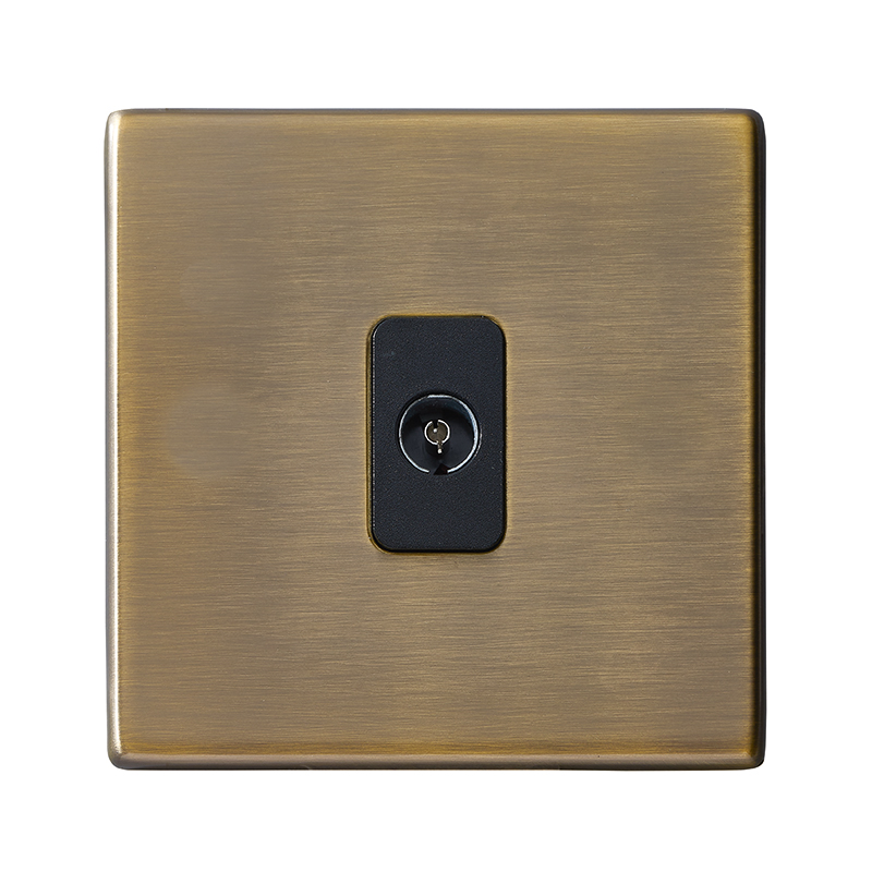 Hamln 7G29TVIB Socket Coax 1G Ant Brs