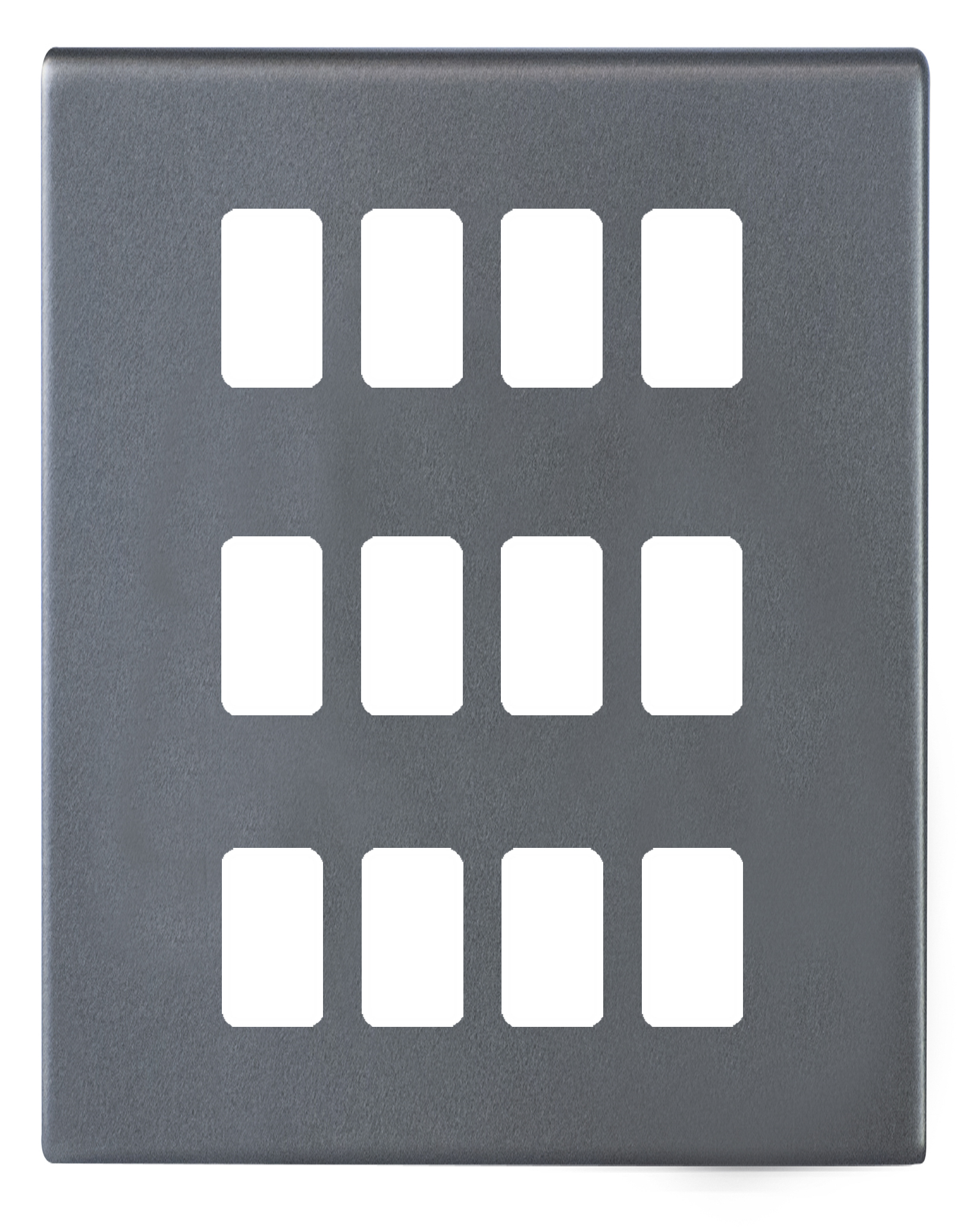 Hamilton Hartland G2 Anthra Gray 12 Gang Grid Fix Aperture Plate