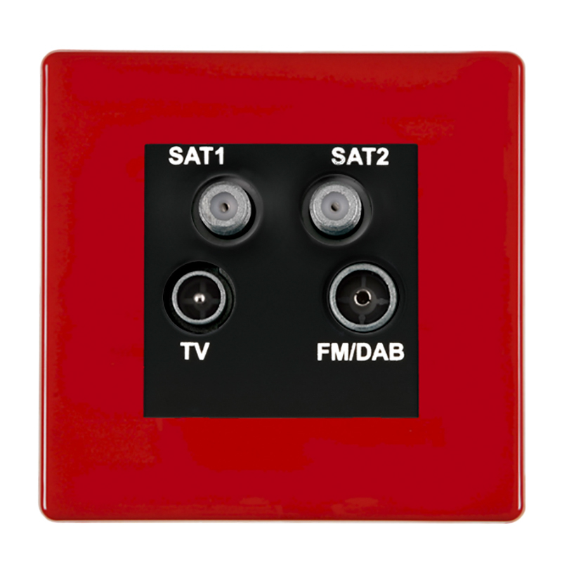 Hamln 7RCDENTB TV/Satel/FM Socket