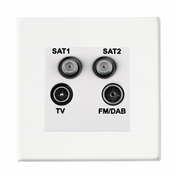 Hamln 7WCDENTW TV/Satel/FM Socket