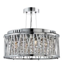 Searchlight 8333-3CC Pendant 3x33W Ch 