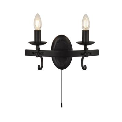 Searchlight 8902-2BK Cartwheel